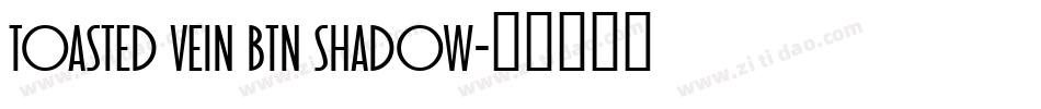 Toasted Vein BTN Shadow字体转换